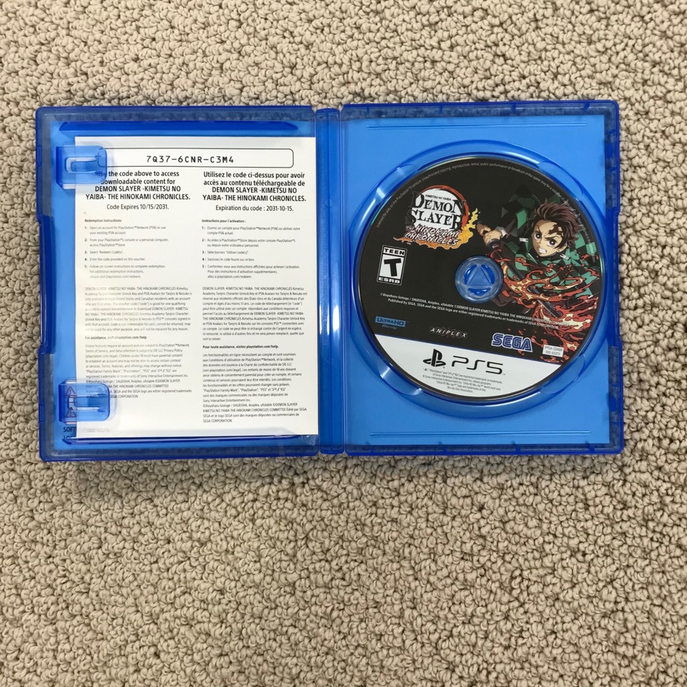 Demon Slayer The Hinokami Chronicles PS5 PlayStation 5 SEGA Anime Fighting Game - Picture 3 of 4
